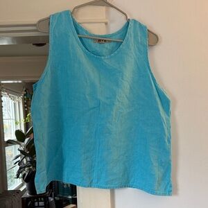 Flax sleeveless tank